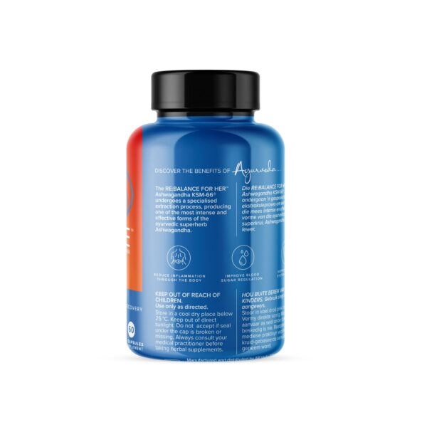RE:BALANCE FOR HER™ ASHWAGANDHA KSM-66 (60 CAPSULES) - Image 3